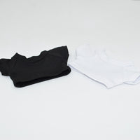 Doll Clothes Set for 15/20cm Cotton Dolls - T-shirt, Shorts, and Accessories