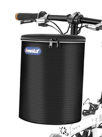 Waterproof Foldable Canvas Bicycle Basket for Electric Bikes and Travel Bikes