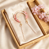 BJD Doll Chinese Style Tassel Headband for 1/6 1/8 Dolls