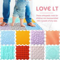 Acupressure Mat Silicone Foot Massager for Kids Sensory Training & Adults
