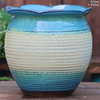 Handmade Terracotta Large Caliber Planter for Succulents and Green Plants