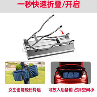Portable Charcoal BBQ Grill for Home Outdoor Camping, Foldable Stainless Steel Barbecue Stove with Complete Tool Set