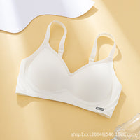 Jelly Strip Sports Bra for Women, Seamless Support and Lift, Adjustable with Side Breast Coverage