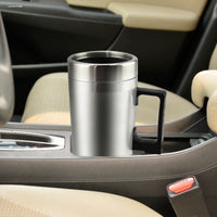 Car Kettle 12V/24V Electric Heating Cup for Trucks and Cars, Portable Travel Water Boiler and Thermos