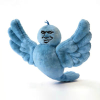 Abstract Blue Bird Mascot Costume with Wings for Cosplay and Prank