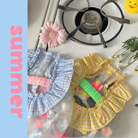 Summer Backless Embroidered Pet Dress for Dogs and Cats