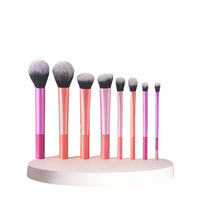 Professional Makeup Brush Set with Long Handles - Foundation, Powder, Blush, Eyeshadow Brushes