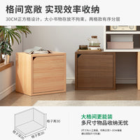 Modular Cube Storage Organizer Bookshelf for Toys and Books, Square Grid Cabinet for Bedroom Living Room