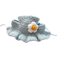 Pet Cat Dog Knitted Hat Costume Headwear Funny Handmade Woolen Cap