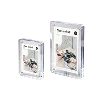 Acrylic Magnetic Photo Frame Clear Double-Sided Display for 5R 7-inch Pictures