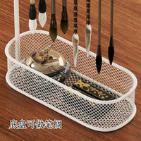 Desktop Medal Display Rack with Trophy Storage Box and Entryway Organizer