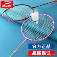 DELHUI Badminton Racket Set for Adults and Children - Lightweight Alloy Badminton Rackets for Competition and Training