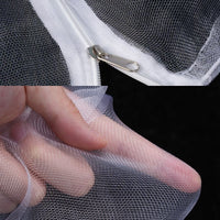 Garden Plant Protective Netting with Zipper & Drawstring, Insect and Bird Barrier for Fruit Trees & Greenhouses