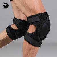 Professional Volleyball Knee Pads with Adjustable Straps for Dance, Roller Skating, Skiing, and Impact Protection