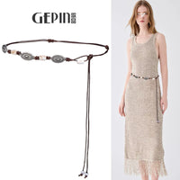 Bohemian Woven Waist Rope Belt for Dresses and Accessories