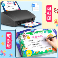 Cartoon Award Certificates for Kindergarten and Primary School Students, Creative Commendation Letters, A4 Blank Award Paper Wholesale