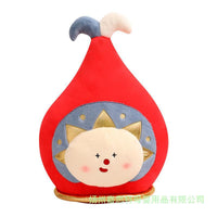Circus Clown Plush Pillow Blanket Series with Cute Expressions, Elephant Hot Air Balloon Design, Children's Day Gift