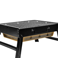 Portable Foldable Charcoal BBQ Grill for Outdoor Camping and Home Use