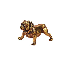 Bully Dog Figurine Ornament, Unique Copper Craft for Home Decor & Gifts