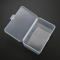 Clear Large Capacity Trading Card Storage Box with Flip Lid, Dustproof Collector Organizer for Star Cards