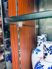 Adjustable AA Pillar Shelf Support Brackets for Display Cabinets and Store Fixtures