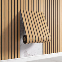 Self-Adhesive Wood Grain Wall Panels for TV Background and Living Room Decor