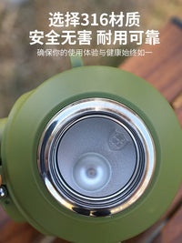 316 Stainless Steel Large Capacity Vacuum Insulated Bottle for Travel and Outdoor Use