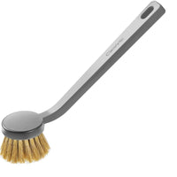 AISEN Long Handle Brass Wire or Sisal Pot Cleaning Brush for Kitchen Cookware