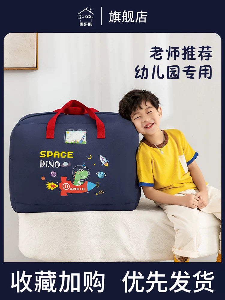 Oxford Cloth Quilt Storage Bag Large Capacity Moving Luggage Packing Bag for Clothes and Quilts