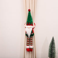 Christmas Elf Doll Curtain Tie-Backs for Holiday Decor