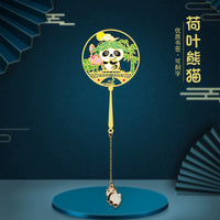 Chengdu Panda Bookmark with Tassel and Gift Box, Cute Chinese Style Metal Bookmark for Book Lovers, Souvenir Gift