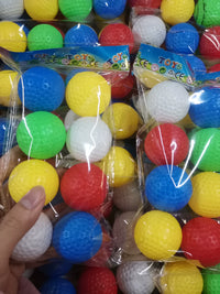 Toy Golf Balls for Children's Backyard Fun and Learning, Unisex Plastic Set