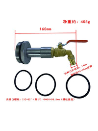 Drum Faucet Valve for 200L Oil Barrels with Threaded Connector