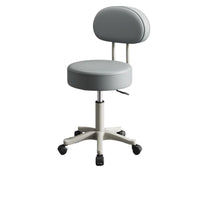 Adjustable Swivel Stool with Silent Wheels for Salon, Spa, Lab, and Home Use