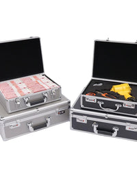 Aluminum Alloy Hard Case with Foam Insert for Tools, Equipment, and Documents