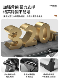 Foldable Single Bed for Office Nap, Home Use, Portable Camping Cot, Simple Siesta, Multi-functional Recliner for Accompanying Patients