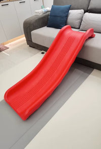 Kids' Indoor Slide with Straight and Wavy Chutes, 3-in-1 Toddler Play Slide for Home