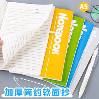 A5/B5 Softcover Notebook for Students and Office, Small Notepad, Business Diary