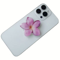 Floral PopSocket Phone Stand with Expanding Airbag Grip and Acrylic Drip Adhesive