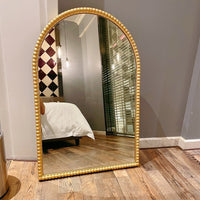 Arched Full-Length LED Mirror with Voice Control and Defog Function for Dressing Table or Wall Mount