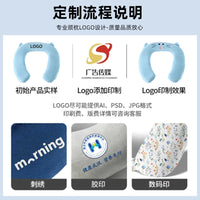 Memory Foam Toilet Seat Cushion, Soft Slow Rebound Toilet Seat Cover with Lid Lifter, Thick Washable Toilet Pad for All Seasons