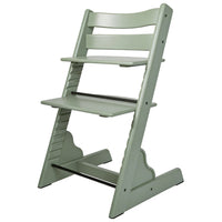 European Beech Solid Wood Adjustable High Chair for Babies and Toddlers, Multi-functional Feeding and Learning Chair