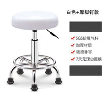 Adjustable Swivel Bar Stool with Wheels or Fixed Base for Salon, Lab, Workshop