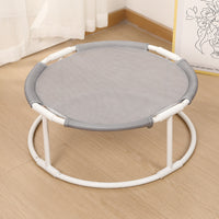 Summer Breathable Pet Cooling Mat Hammock for Cats and Small Dogs, Portable Outdoor Elevated Pet Bed