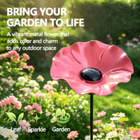 Outdoor Wrought Iron Flower Bird Feeder for Garden & Patio Decoration