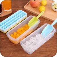 Ice Cube Tray Set with Lid, Food-Grade Silicone Ice Molds for Whiskey and Cocktails, Easy Release Ice Maker