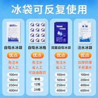 Self-Absorbing Ice Pack for Express Delivery, Reusable Commercial Refrigeration, Baking Fresh-keeping Water Injection Cold Bag