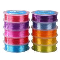 High-Quality Korean Crystal Elastic Thread TPU DIY Colored Beading Wire Jewelry Accessories
