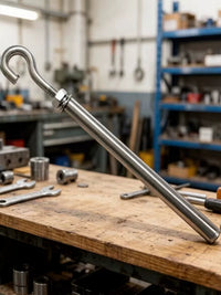 Stainless Steel Expansion Bolt Hook for Hanging Lanterns and Lights, Wall-Mounted Eye Hook for Outdoor Patios