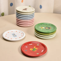2024 New Ceramic Mug Lid with Cute Design, Universal Dustproof Round Cup Cover for Home Use